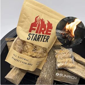 Fire Starters for Wood Stove, BBQ, Fireplace, Charcoal Starter, Campfires,Pellet Stove,Chimney, Fire Pit, BBQ, Waterproof Odorless Safe for Indoor/Outdoor Use - Quick Natural Firestarter (Pack of 20)