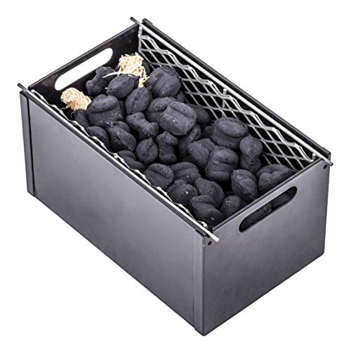 Oklahoma Joe's 3697490W01 Charcoal Grill Smoker Box, Gray