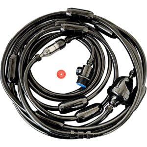 amptyhub g6 pool cleaner feed hose replacement for zodiac polaris 280 380 black max pool cleaner (not compatiable with polaris 360)