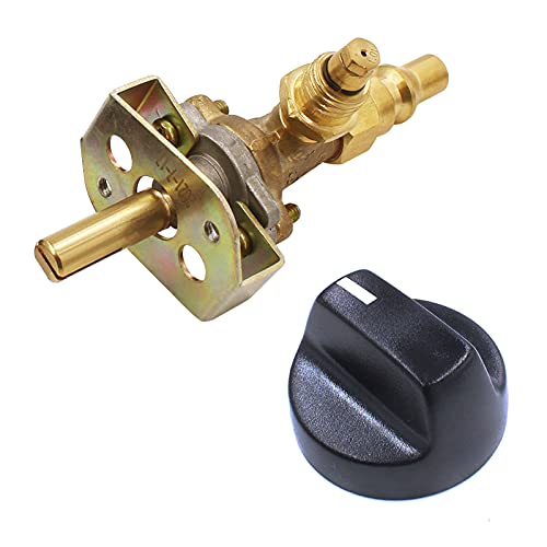 MENSI Grill Valve Replacement Part for 57274 Used for Olympian 5500 Grills with 1/4" Quick Disconnect Plug, Use for Camper or Trailer's Propane Control Supply