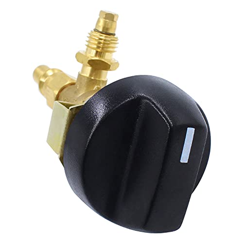 MENSI Grill Valve Replacement Part for 57274 Used for Olympian 5500 Grills with 1/4" Quick Disconnect Plug, Use for Camper or Trailer's Propane Control Supply