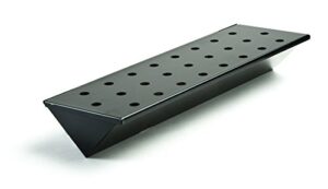 charcoal companion large nonstick v-shaped smoker box for gas grills — provides great smoky flavor — cc4057