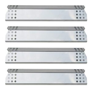 direct store parts dp130 (4-pack) stainless steel heat shield 14 9/16″ x 3 3/8″ replacement for sunbeam, nexgrill, grill master, charbroil, kitchen aid, members mark, uberhaus gas grill models (4)