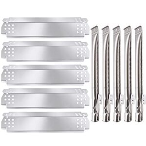 criditpid grill repair parts kit for nexgrill 720-0888n, 720-0888, 720-0830h, 720-0864, grill heat plate shields and burner tubes replacement for members mark 720-0882d grill models