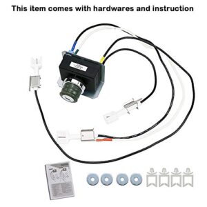 Uniflasy 7628 Grill Igniter Kit for Weber Genesis 310, Genesis 320 Gas Grills with Front Mounted Control (2011 - Newer), Electronic Igniter, Electrodes Ignitions Kit for Weber Genesis 300 Series