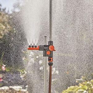 Gardena 959 Outdoor Portable Garden Shower Duo On Spike