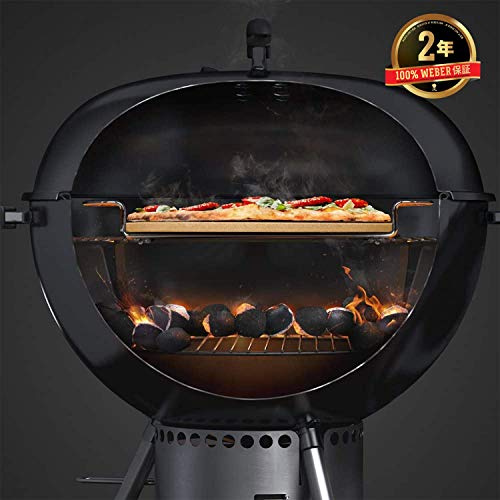 Weber Gourmet BBQ System Pizza Stone with Carry Rack,16.7" Long