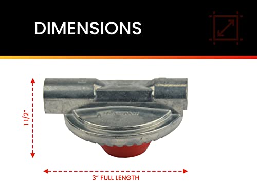 Hot Max 24215 High Pressure Replacement Propane Regulator, 15 PSI Fixed