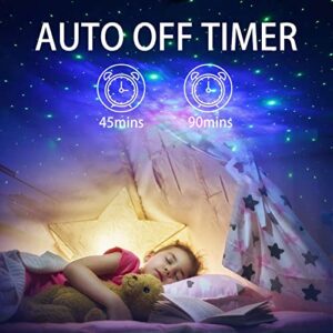 Astronaut Galaxy Projector Night Light, 360° Adjustable Star Projector Night Light with Timer, Nebula Galaxy Projector with Remote Control for Bedroom, Ceiling, Home Decor, Party, Gaming Room