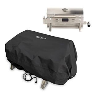 table top grill cover for smoke hollow 205 pt300b – outdoor use, heavy duty, waterproof, drawstring design by redwood grill supply
