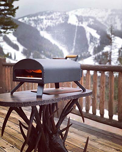 Bertello Outdoor Pizza Oven + Pizza Peel + Weatherproof Cover + Therm - Combo