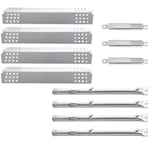 Htanch SN7321 (4-Pack) SA4731 (4-Pack) 15 15/16" Burner,16 7/16" Heat Plate Crossover Tubes for Charbroil 463241013, 463241313, 463241314, 463241413, 463241414, 466241013, 466241313, 466241413 Grill