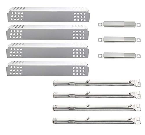 Htanch SN7321 (4-Pack) SA4731 (4-Pack) 15 15/16" Burner,16 7/16" Heat Plate Crossover Tubes for Charbroil 463241013, 463241313, 463241314, 463241413, 463241414, 466241013, 466241313, 466241413 Grill