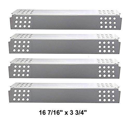 Htanch SN7321 (4-Pack) SA4731 (4-Pack) 15 15/16" Burner,16 7/16" Heat Plate Crossover Tubes for Charbroil 463241013, 463241313, 463241314, 463241413, 463241414, 466241013, 466241313, 466241413 Grill