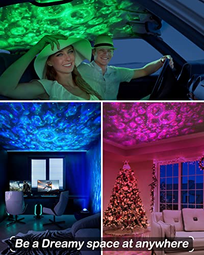 Star Projector,Laliled Ocean Wave Projector with Remote and Bluetooth Speaker,Timer,360 Degree Rotating Galaxy Light Projector for Baby Kids Adults Bedroom/Decoration/Birthday/Party