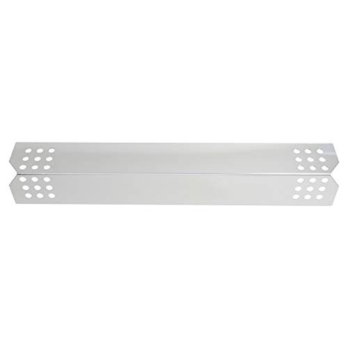 BBQ Grill Heat Shield Plate Tent Replacement Parts for Kitchenaid 720-0745A - Old - Compatible Barbeque Stainless Steel Flame Tamer, Flavorizer Bar, Vaporizer Bar, Burner Cover 16 1/8"