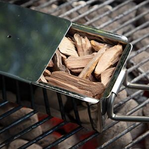 Camerons All Natural Cherry Wood Chips for Smoker -260 Cu. In. Bag, Approx 2 Pounds- Kiln Dried Coarse Cut BBQ Grill Wood Chips for Smoking Meats - Barbecue Smoker Accessories - Grilling Gifts for Men