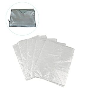 Disposable Sauna Sheeting Blanket Liners Plastic Sheeting Body Wrap ，Used Inside a Far Infrared Sauna Blanket Sauna Blanket Accessories for Beauty Salon Spa Sauna Room Body (Thicken 50 Pcs)