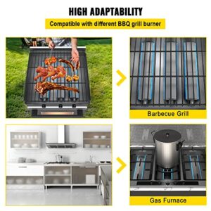 VEVOR Grill Burners, Stainless Steel BBQ Burners Replacement, 4 Packs Grill Burner Replacement, Flame Grill with 15.9" Length Barbecue Replacement Parts with Evenly Burning for for Premium Gas Grills