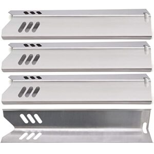 Yiming Grill Replacement Parts for Dyna-Glo DGF493BNP, DGF510SBP, Stainless Steel Grill Heat Plate Shields for Backyard BY15-101-001-02, BY13-101-001-13, GBC1460W.