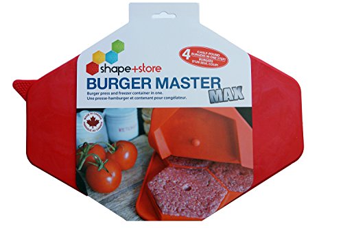 Burger Master MAX 4-in-1 Burger Press by Shape+Store