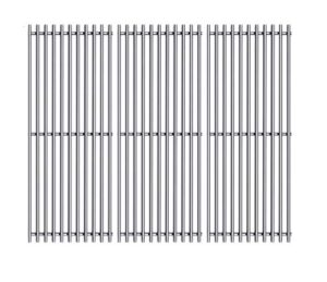 votenli scb007 (3-pack) 18 1/4″ stainless steel cooking grid grates replacement for charbroil 461210010 463210011 463224611 463225312 463247009 463247109 463257010 463241313 463241314 466241313
