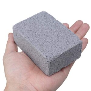 Barbi-Q Grill Cleaning Bricks - Grill Stone Magic Stone Block Pumice Griddle Cleaner Brick Cleaner for BBQ Grills Racks Flat Top Grill Pool Toilet Cleaner - (Pack of 4)