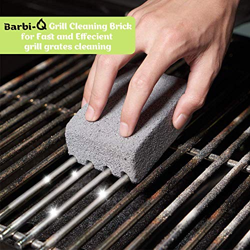 Barbi-Q Grill Cleaning Bricks - Grill Stone Magic Stone Block Pumice Griddle Cleaner Brick Cleaner for BBQ Grills Racks Flat Top Grill Pool Toilet Cleaner - (Pack of 4)