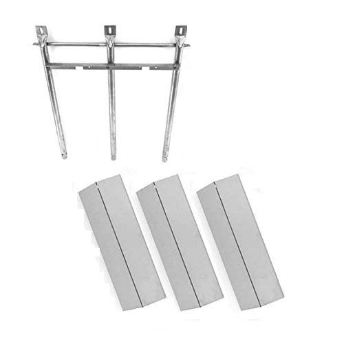 Repair Kit for Tuscany SGR30ML, SGR30M BBQ Grill Includes 1 Grill Stainless Burner and 3 Stainless Steel Heat Plates