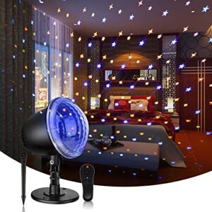 star projector, syslux star night light for kids, holiday projector outdoor with 4 modes and remote control waterproof christmas lights for bedroom party wedding landscape halloween xmas decorations