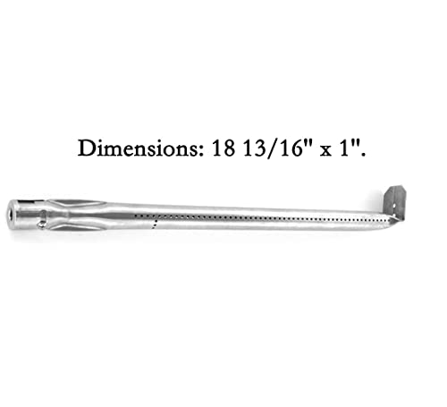 Votenli S1485A(4-Pack) 18 13/16 inch Stainless Steel Burner Replacement for Napoleon 85-3072-8, 85-3073-6, 85-3080-8, 85-3081-6, 85-3082, 85-3083, 85-3084-0, LD485RB, LD485RSIB, M485RB, M485RSIB, RSIB