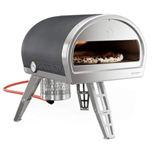 ROCCBOX Pizza Oven by Gozney - Outdoor Portable - Gas Fired, Fire & Stone Outdoor Pizza Oven, Includes Professional Grade Pizza Peel