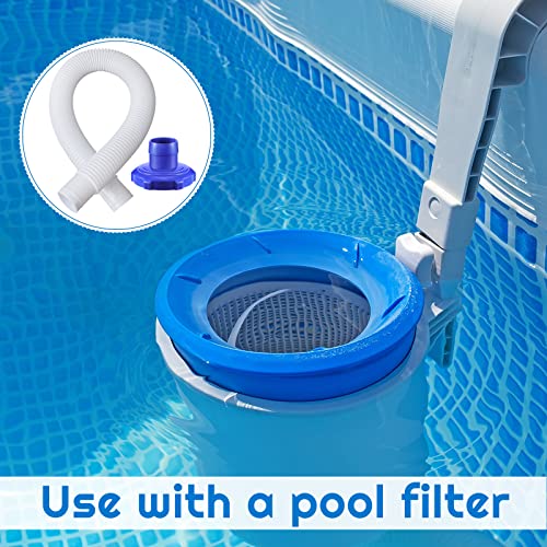 4 Pieces Above Ground Pool Skimmer Hose and Adapter B Replacement Part Surface Skimmer Replacement Hose Small Strainer Replacement Hose B Adapter Pool Drain Adapter for Surface Swimming Pool Skimmer