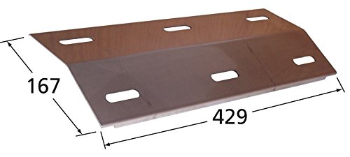Music City Metals 99341 Stainless Steel Heat Plate Replacement for Select Ducane Gas Grill Models