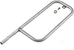 suona 41862 20.5 inch 304ss grill burner tube with screw for weber q200, q220, q2000, q2200 grill parts for weber q series 396000 396001 396002 566002 53060001 54060001 60041 1-pack br-41
