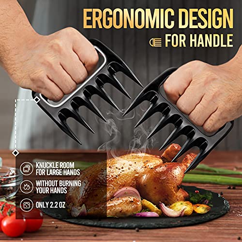 Meat Claws Cooking Gifts for Men - Shredder Claws Smoker Grill Accessories, Kitchen Cooker Women Men Gifts Smoke Set, Smoking Food Turkey Chicken Pork Barbecue Shredder Paw