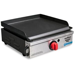 camp chef versatop portable flat top grill 250 and griddle (ftg250) – compatible with camp chef 14″ accessories