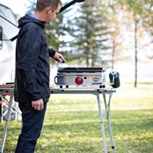 Camp Chef Versatop Portable Flat Top Grill 250 and Griddle (FTG250) - Compatible with Camp Chef 14" Accessories