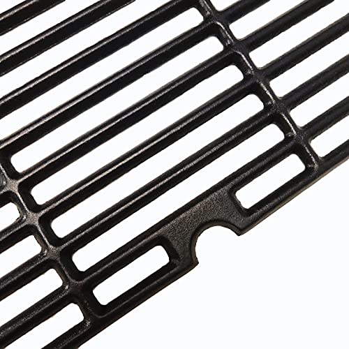 BBQ Grill Grate 16 15/16-inch Matte Cast-Iron Cooking Grates Replacement 3-Pack for Charbroil 463251505, 463251605, 463250509, Broil King Centro Master Chef Gas Grills etc