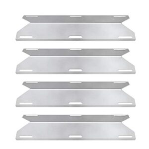bbq funland sh1231 (4-pack) stainless steel heat plate, heat shield for costco jenn-air, kirkland, nexgrill, sterling forge, glen canyon gas grill models