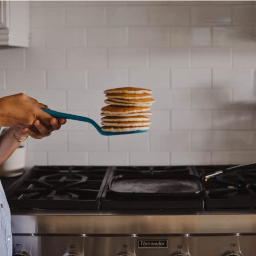 GIR: Get It Right Premium Silicone Spatula Turner - Non-Stick Heat Resistant Flip Spatula for Pancakes, Eggs, Cooking, Baking, and Mixing | Ultimate - 13 IN, Gray