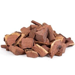 Steven Raichlen's Project Smoke Smoking Wood Chunks (Cherry)  - 5 Pound Bag Kiln Dried BBQ Large Cut Chips- All Natural Barbecue Smoker Chunks- 420 cu. in. (0.006m³) (May Receive in a Bag or Box)