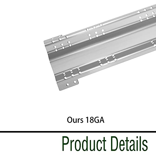 Damile Grill Heat Plates Shield Burner covers BBQ Gas Grill Replacement Parts, Grill Heat Tent Flame Tamer Grill Plates for Gas Grill Brinkmann Charmglow 810-7450-S, 810-7451-F, 810-8500-S, 810-8530-S