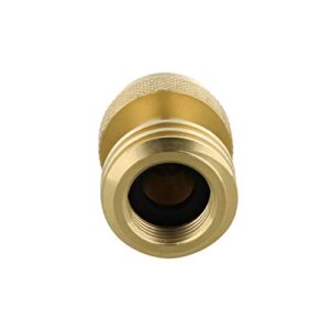 BISupply Propane Adapter 1lb to 20lb - Solid Brass Steak Saver Refill Adapter Fitting for Disposal Throwaway Cylinder