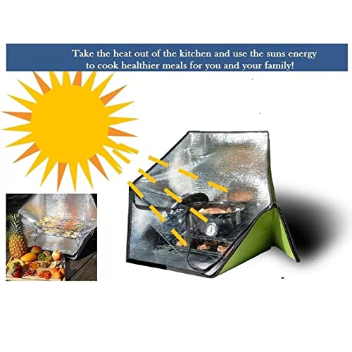 YAMO DUDO Portable Solar Oven Bag Cooker Sun Outdoor Camping Travel Emergency Tool for Cooking Solar Oven Bag Solar Cooker and Dutch Oven Kit