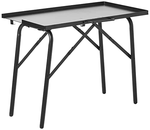 Lodge Steel Collapsible Outdoor Cooking Table, 16 Inch x 32 Inch x 26 Inch, Black