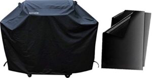 a1cover grill cover, heavy duty waterproof barbeque grill covers fits weber, holland, jenn air, brinkman, char broil, medium 58″ included grill mat（black
