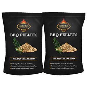 lumber jack mesquite blend bbq grilling pellets 40 lb bag