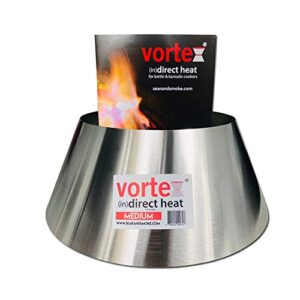 medium bbq vortex™ bge kamado kettle charcoal (in)direct cooking – genuine, usa made