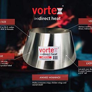 Medium BBQ Vortex™ BGE Kamado Kettle Charcoal (in)direct cooking - GENUINE, USA MADE